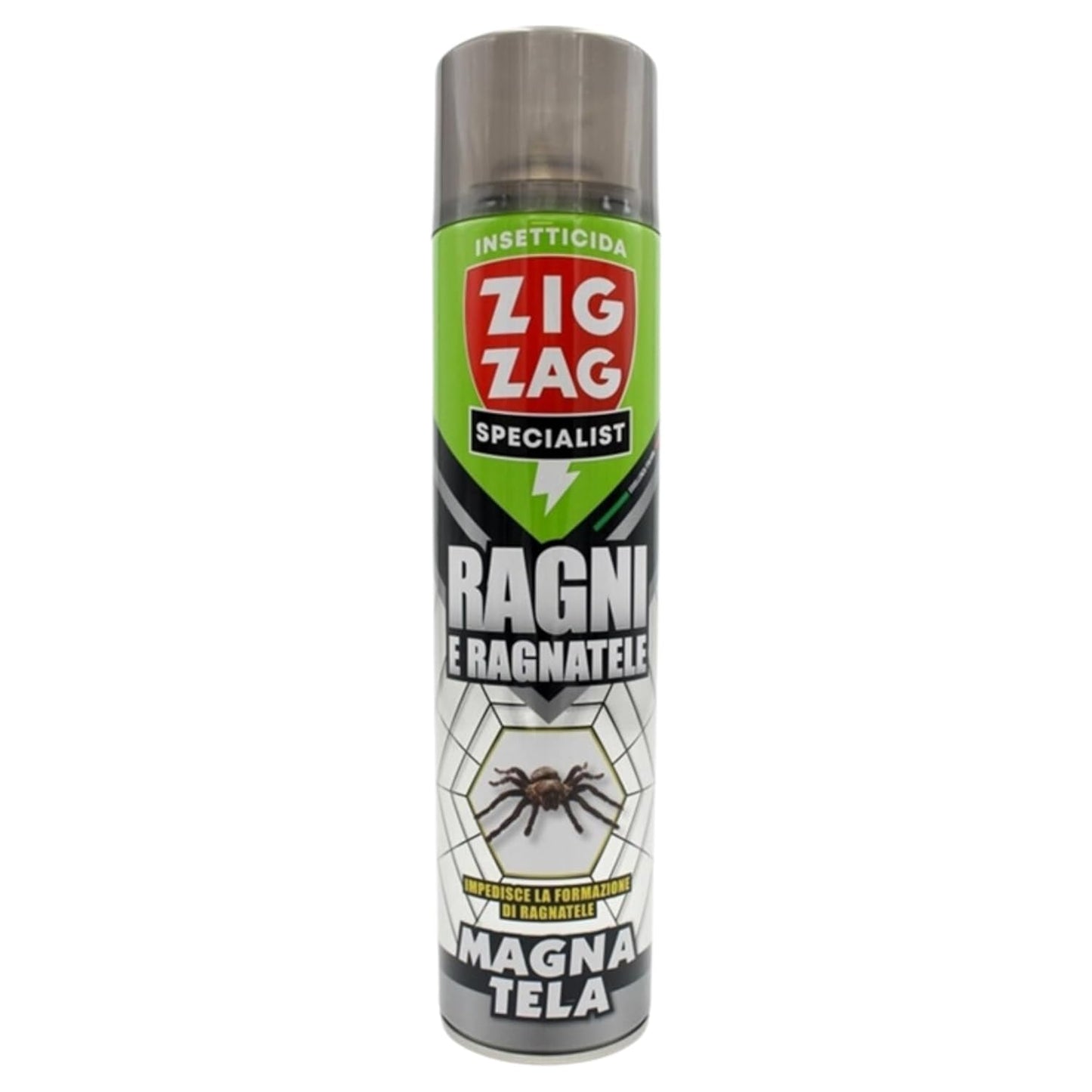 Zig Zag Insetticida Spray MAGNA TELA, Ragni e Ragnatele. Impedisce La Formazione Di Ragnatele ad Azione Rapida, 600ml