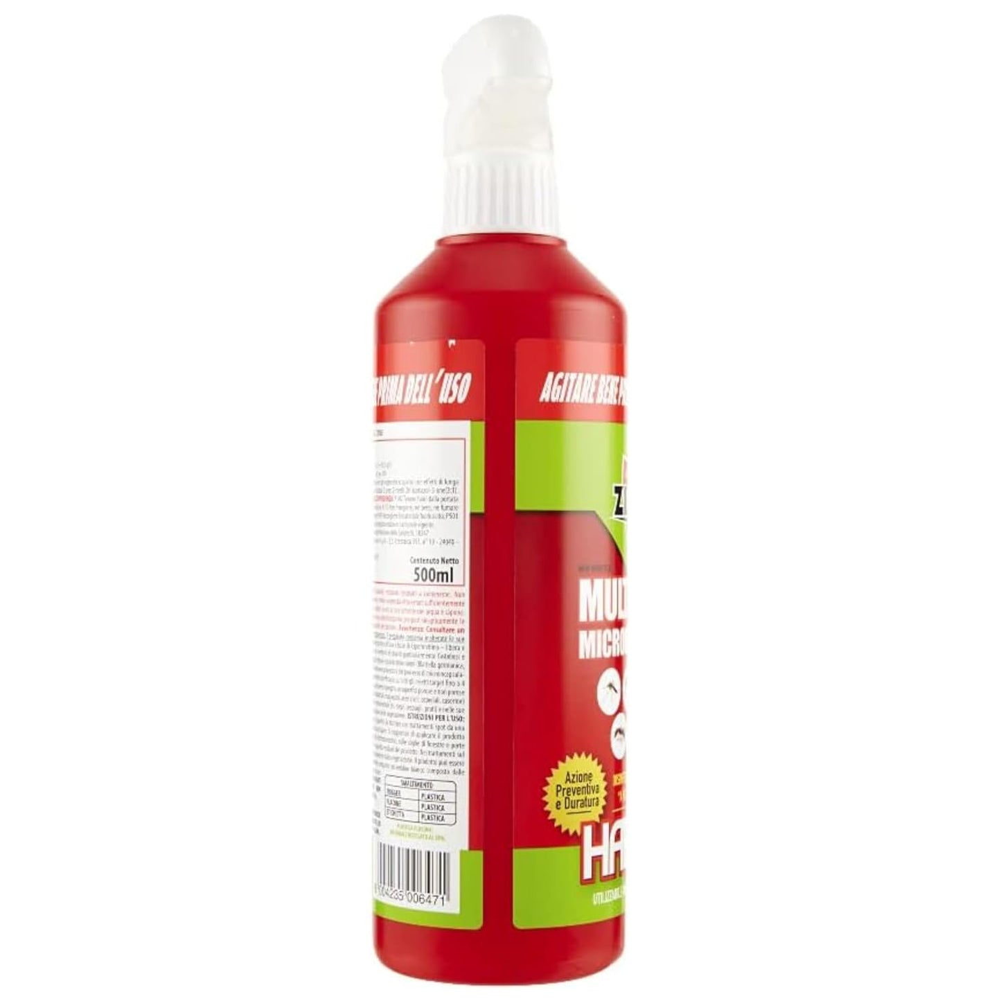 Zig Zag Insetticida Spray Habitat Multinsetto Microincapsulato. Inodore, Ideale Per Cimici, Mosche, Zanzare, Scarafaggi, Formiche, Zecche, Prodotto A Lento Rilascio 500ml