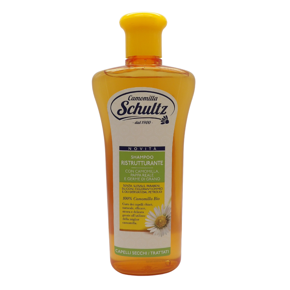 SCHULTZ Shampoo Ristrutturante, 100% Camomilla Bio - 250 ml