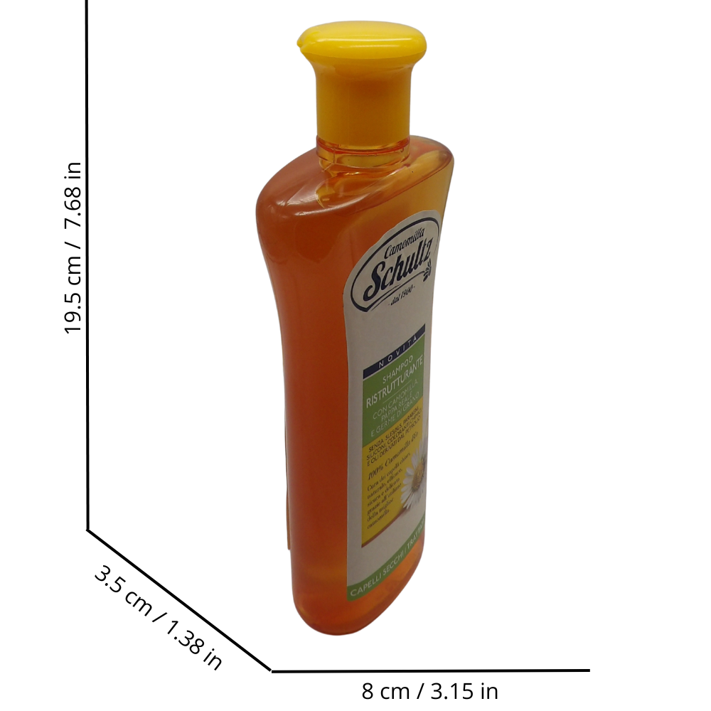 SCHULTZ Shampoo Ristrutturante, 100% Camomilla Bio - 250 ml