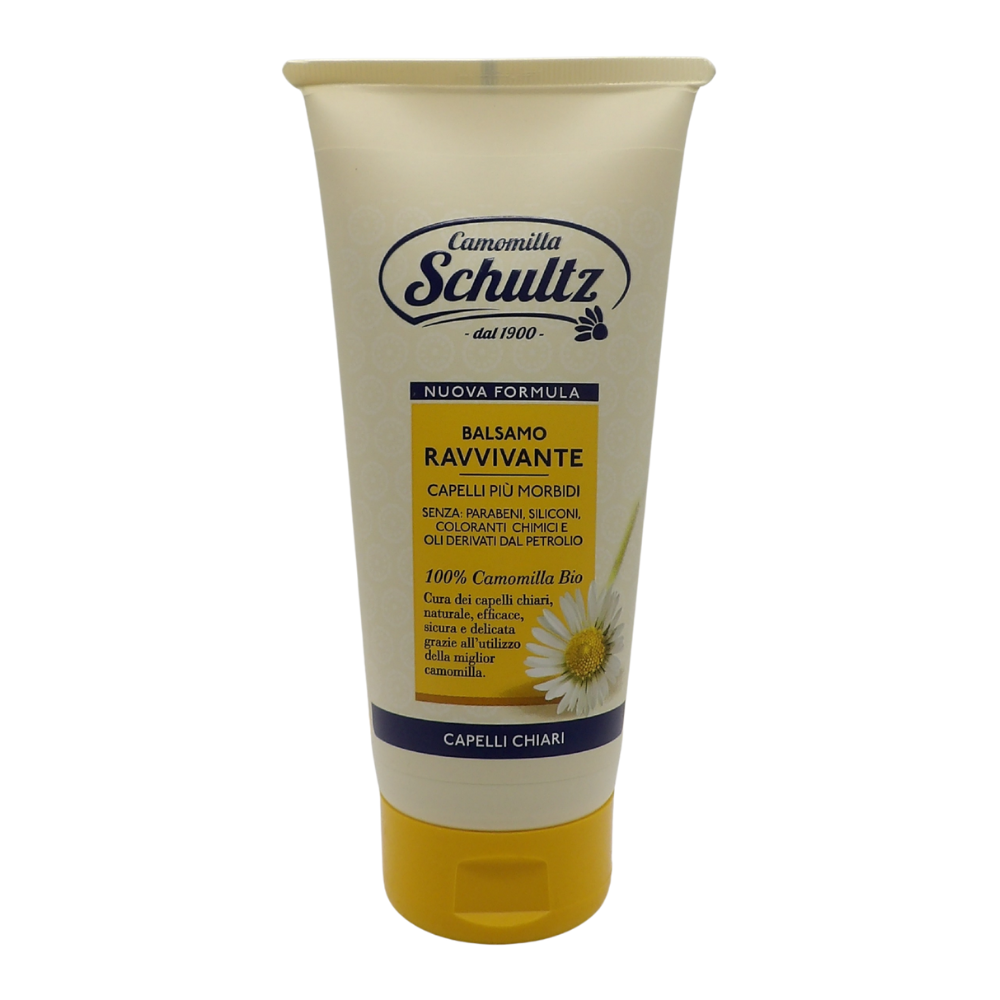 SCHULTZ Balsamo Ravvivante, 100% Camomilla Bio per Capelli Chiari, Dona Lucentezza, 200ml