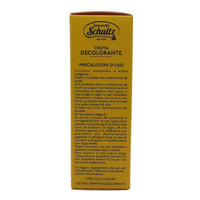 SCHULTZ Crema Decolorante Ultradelicata, 100% Camomilla Bio, Schiarisce i Peli Superflui, 50 + 25ml