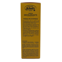 SCHULTZ Crema Decolorante Ultradelicata, 100% Camomilla Bio, Schiarisce i Peli Superflui, 50 + 25ml