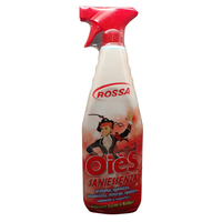 OIES Detergente Spray Igienizzante - ROSSA - Deterge, Profuma, Spolvera, Deodora Ambienti e Superfici. Rimuove Germi e Batteri 750ml