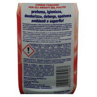 OIES Detergente Spray Igienizzante - ROSSA - Deterge, Profuma, Spolvera, Deodora Ambienti e Superfici. Rimuove Germi e Batteri 750ml