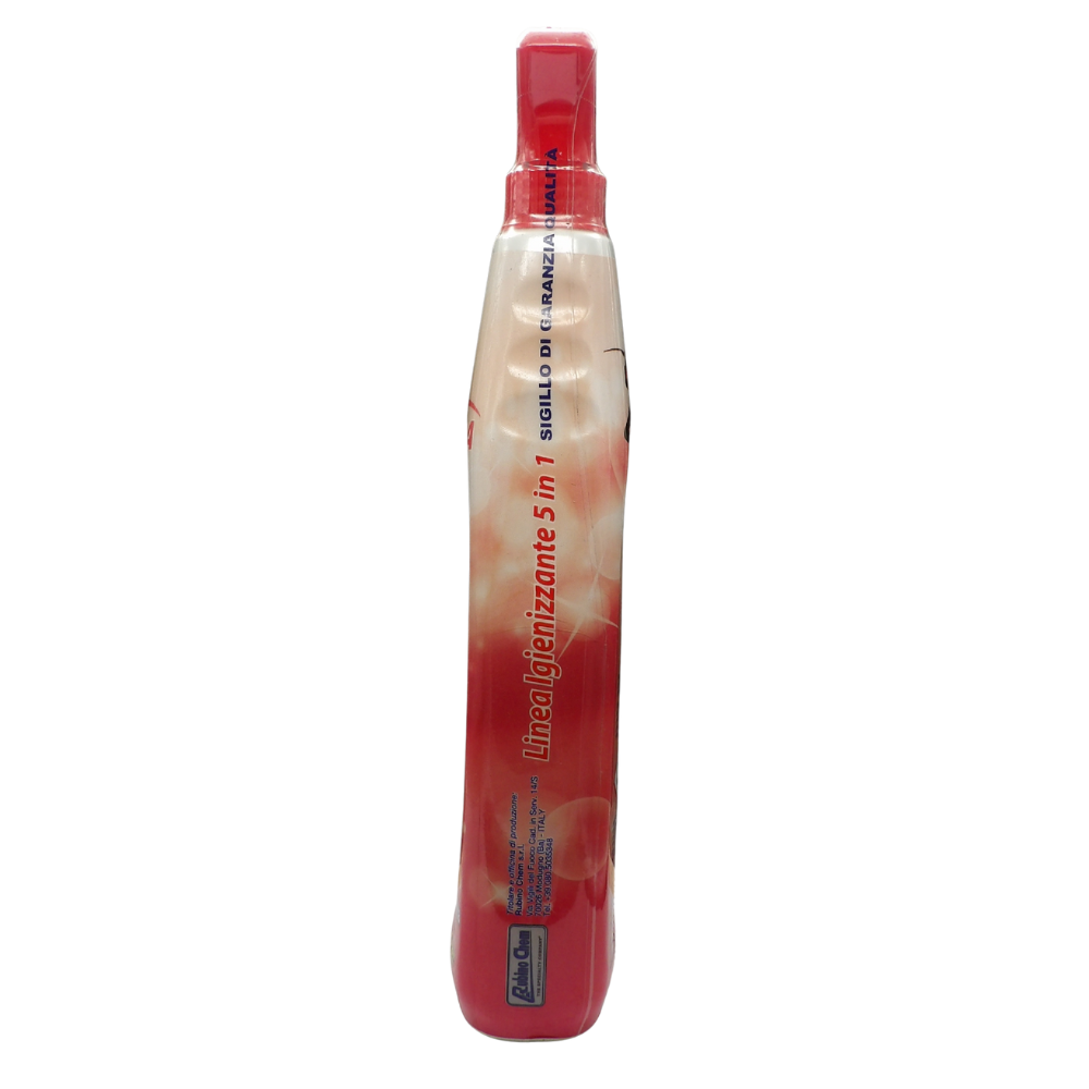 OIES Detergente Spray Igienizzante - Rosa - Deterge, Profuma, Spolvera, Deodora Ambienti e Superfici. Rimuove Germi e Batteri 750ml ROSA