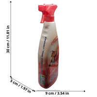 OIES Detergente Spray Igienizzante - Rosa - Deterge, Profuma, Spolvera, Deodora Ambienti e Superfici. Rimuove Germi e Batteri 750ml ROSA