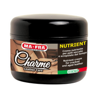 Ma-Fra, Charme Nutrient, Crema Nutriente e Deteregente per Auto, Pulisce gli Interni in Pelle, Contrasta il Deterioramento, 150ml