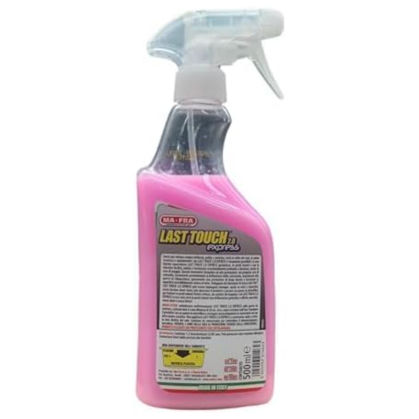 Ma-Fra, Last Touch Express, Cera Liquida per Carrozzeria Auto, Azione Pulente e Protettiva, Effetto Specchio, Effetto Seta, Non Unge, 500 ml