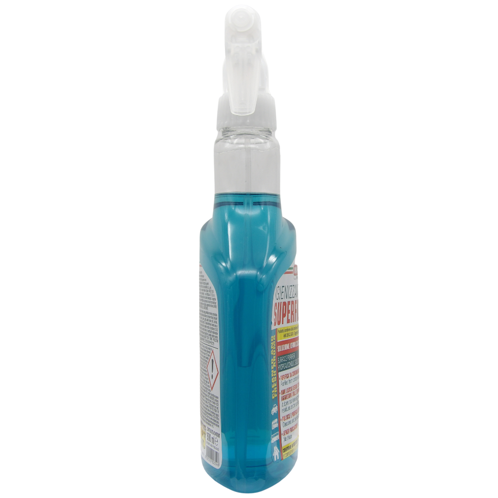 MA-FRA Detergente Spray IGIENIZZANTE SUPERFICI 2.0, Soluzione Idroalcolica 75%. Rimuove Germi e Batteri, Purifica Da Contaminazioni, Non Lascia Residui Chimici Aggressivi Sulle Superfici 500ml