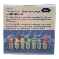 VENUS Crema Idratante+Energia AQUA24 MULTI VITAMIN, Per Una Pelle In Piena Salute e Vitalità. Con Una Straordinaria Infusione Di Vitamine 50ml