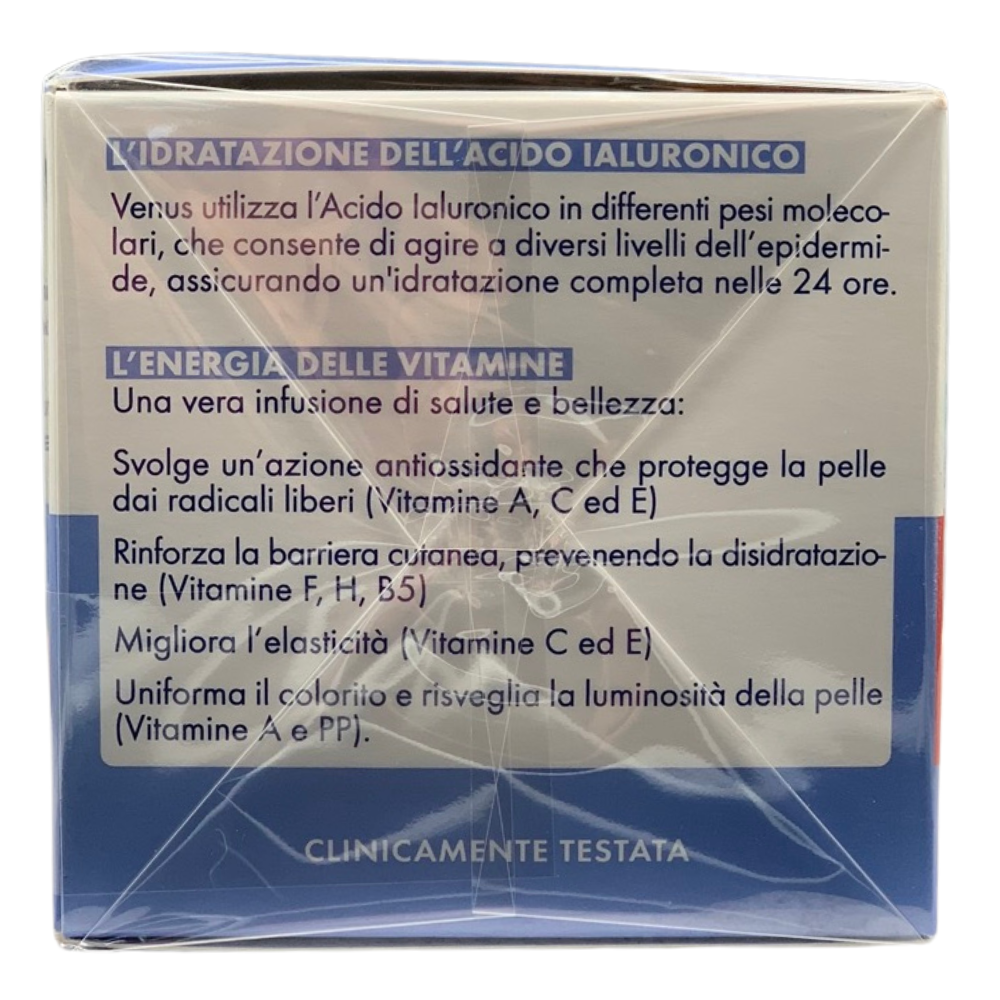 VENUS Crema Idratante+Energia AQUA24 MULTI VITAMIN, Per Una Pelle In Piena Salute e Vitalità. Con Una Straordinaria Infusione Di Vitamine 50ml