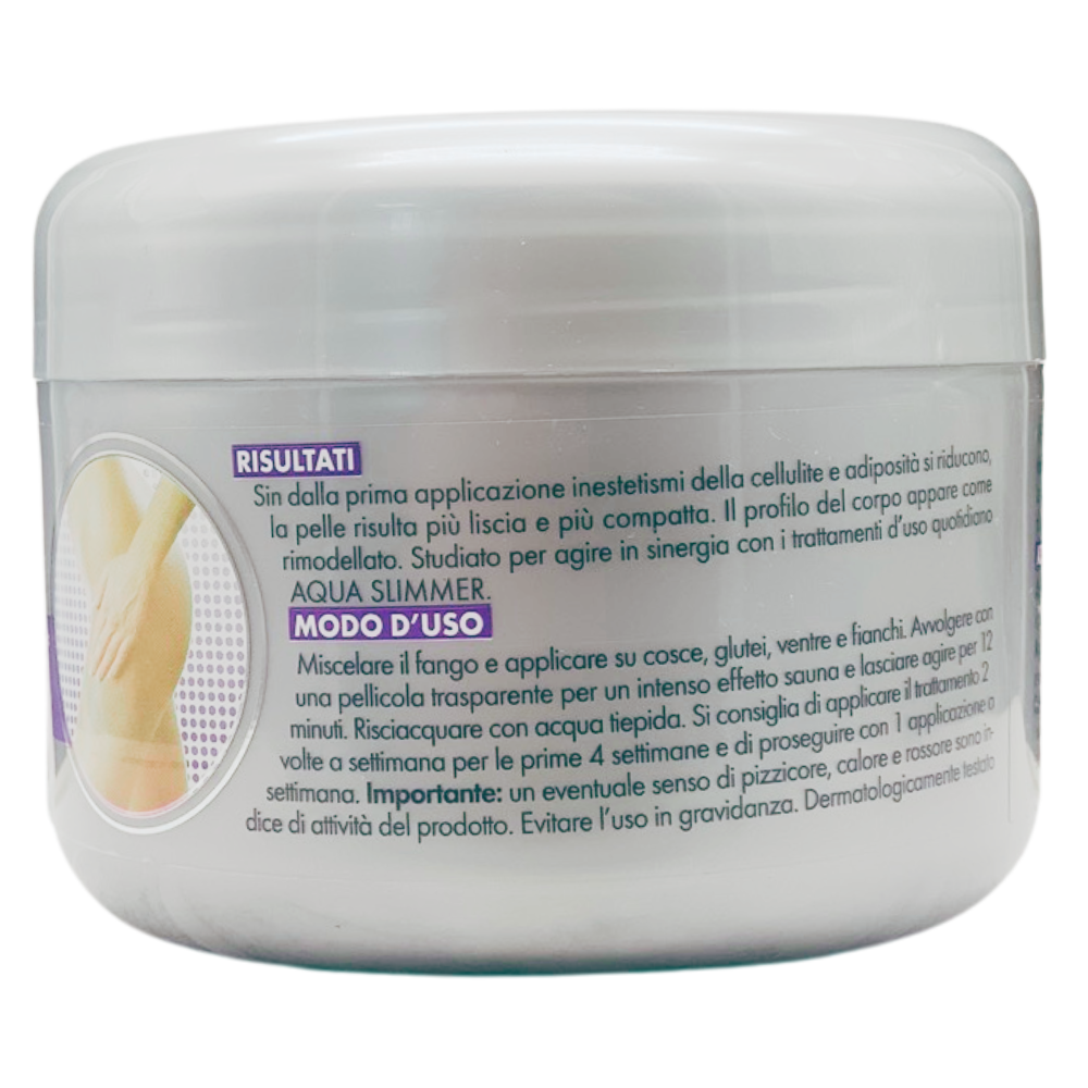 VENUS Fango Anticellulite Di Alghe Mediterranee. Rimodellante Ultra-Rapido, Contro Gli Accumuli Adiposi 500g