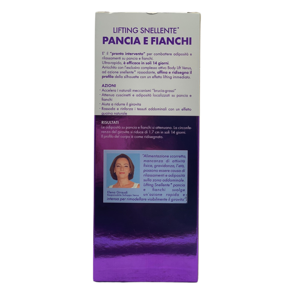 VENUS Lifting Snellente PANCIA E FIANCHI, Attenua Cuscinetti e Adiposità. Riduce Il Girovita, Rassoda e Rinforza. Ultra-Rapido, è Efficace In Soli 14 Giorni 200ml