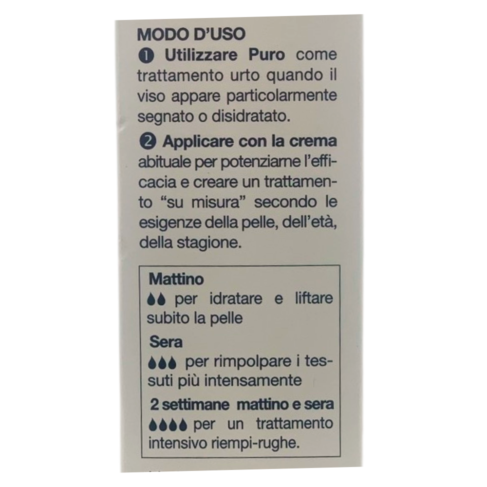 VENUS Acido Ialuronico Concentrato, Idrata e Rimpolpa la Pelle Riempie le Rughe, Stimola l'Attività Cellulare Ideale a Tutte le Età, per una Pelle Luminosa e Compatta, 30 ml