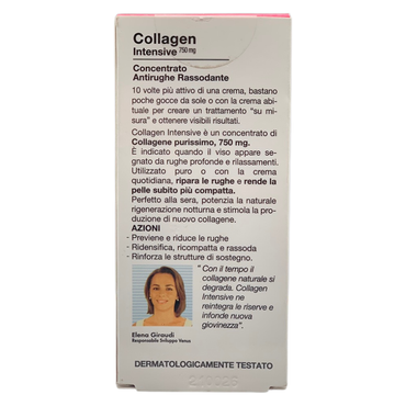 VENUS, Collagen Firming Concentrato Molecolare Anti-Rughe, Ridensifica e Rassoda la Pelle, 750 mg Collagene, Combatte l'Invecchiamento Cutaneo, Ideale Quando la Pelle Appare Stanca e Segnata 30 ml
