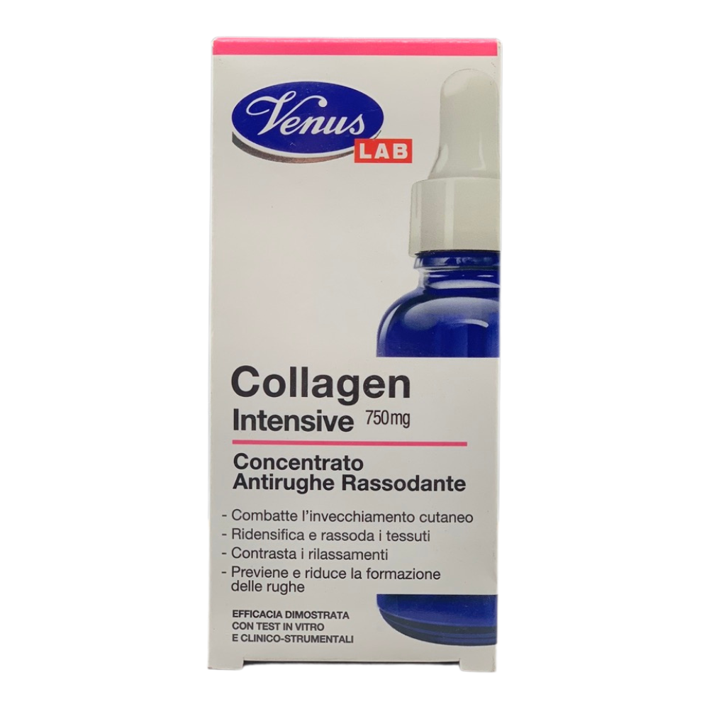 VENUS, Collagen Firming Concentrato Molecolare Anti-Rughe, Ridensifica e Rassoda la Pelle, 750 mg Collagene, Combatte l'Invecchiamento Cutaneo, Ideale Quando la Pelle Appare Stanca e Segnata 30 ml
