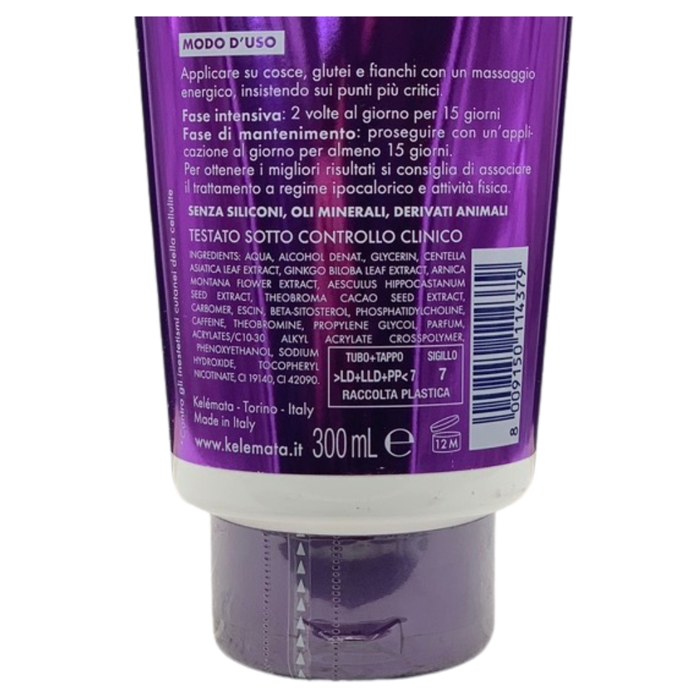 VENUS Gel Multiattivo Anticellulite, Azione Forte. Combatte Le Adiposità, Minimizza La "Pelle a Materasso", Rinforsa L'Elasticità 300ml