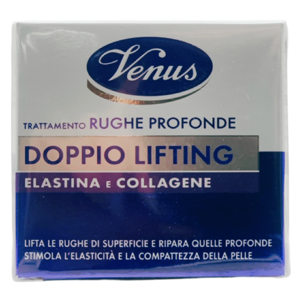 Trattamento Rughe Profonde DOPPIO LIFTING Con Elastina e Collagene. Lifta Le Rughe Di Superficie e Ripara Quelle Profonde, Stimola L'Elasticità e La Compattezza Della Pelle 50ml