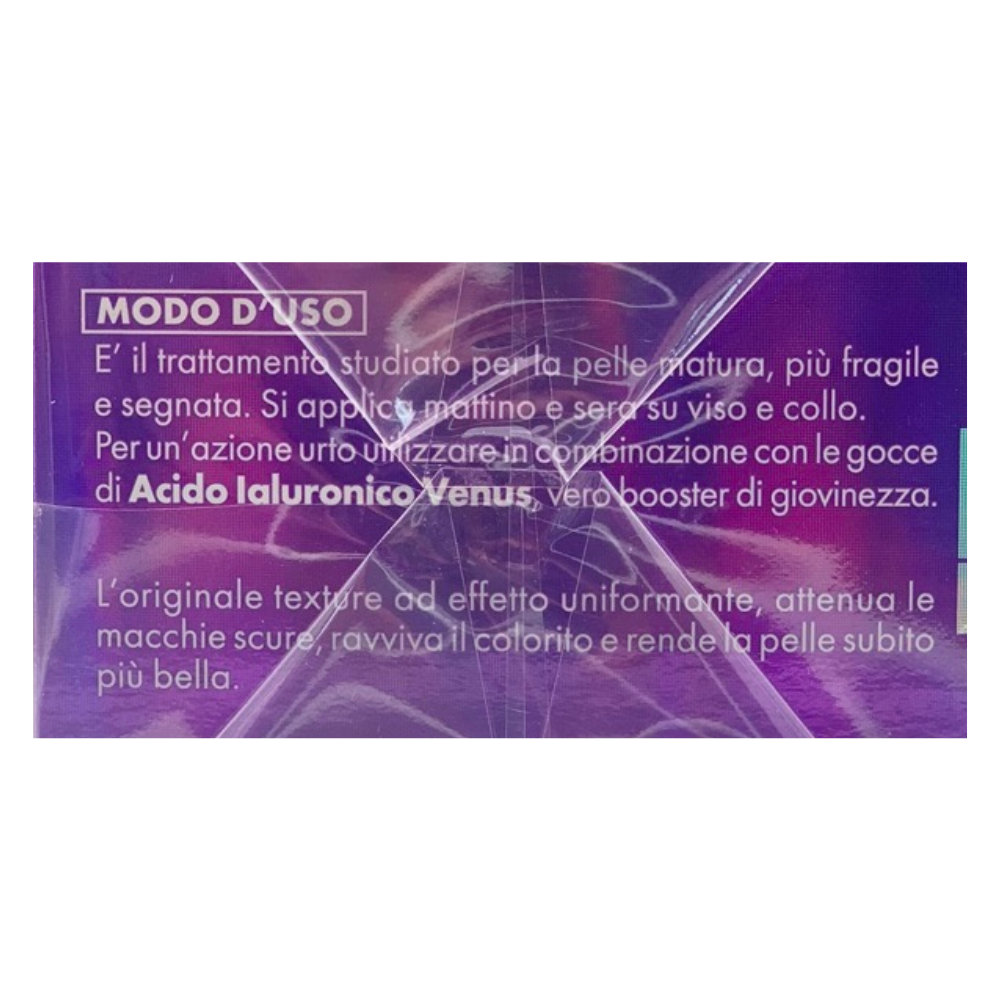 VENUS Crema ULTRA FILLER Ristrutturante Anti-Gravità, Con Acido Ialuronico e Cellule Staminali Vegetali. Rigenera La Pelle, Riduce Il Rilassamento, Riempie e Leviga Le Rughe Profonde 50ml