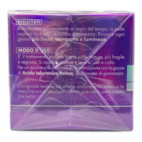 VENUS Crema ULTRA FILLER Ristrutturante Anti-Gravità, Con Acido Ialuronico e Cellule Staminali Vegetali. Rigenera La Pelle, Riduce Il Rilassamento, Riempie e Leviga Le Rughe Profonde 50ml