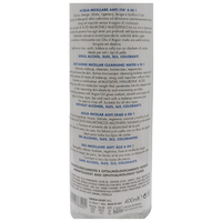 DERMOLAB Acqua Micellare Struccante Viso Antiage 6 in 1, con Pool di Acido Ialuronico e Olio di Argan, Deterge e Nutre in Profondità, 400ml