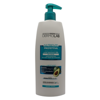 DERMOLAB Crema Corpo Ricca NUTRIENTE PROTETTIVA, Super Idratante 48h. Per Pelli Secche, Con Burro Di Avocado Superfood, Contiene Preziosi Omega 3 e Vitamine 400m
