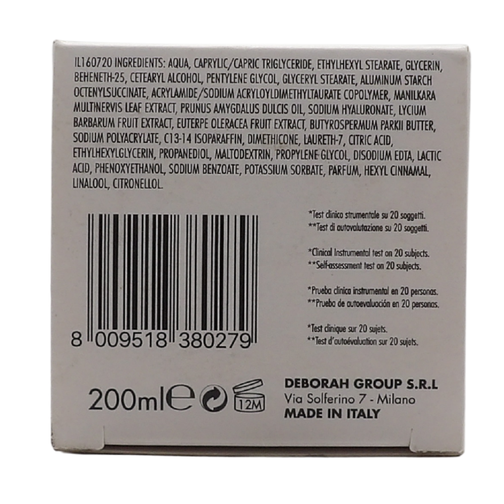 DERMOLAB Crema Corpo Rassodante Anti Età, per Tutti i Tipi di Pelle, Effetto Idratante e Rassodante, Combatte Efficacemente il Rilassamento e la Perdita di Tono, Dermatologicamente Testato, 200 ml