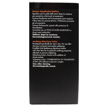 DERMOLAB UOMO Lozione Dopobarba Lenitiva e Rinfrescante, per Tutti i Tipi di Pelle, Effetto Emolliente e Rinfrescante, Previene gli Arrossamenti e Idrata il Viso, Dermatologicamente Testato, 120 ml