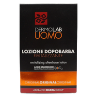 DERMOLAB UOMO Lozione Dopobarba ad Azione Rivitalizzante, per Tutti i Tipi di Pelle, Previene Arrossamenti e Aggressioni Esterne, Donando Freschezza ed Energia, Dermatologicamente Testato, 100 ml
