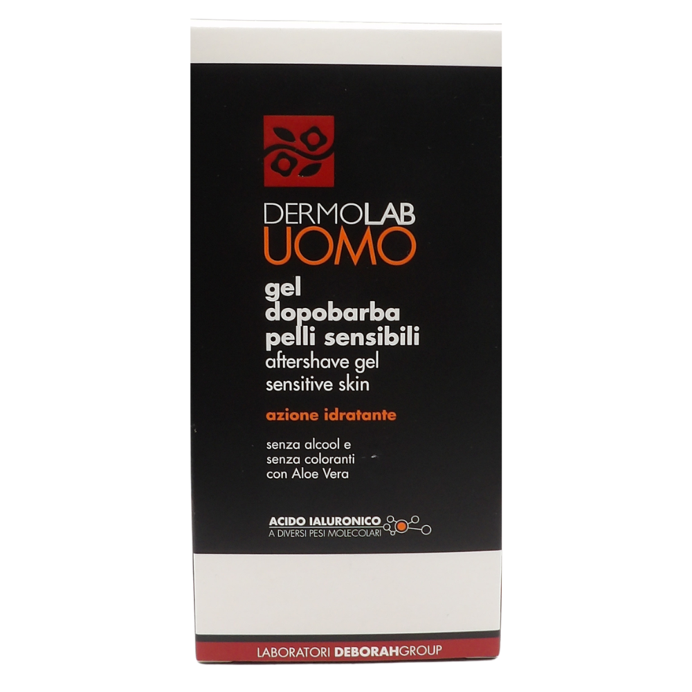 DERMOLAB UOMO Gel Dopobarba, per Pelli Sensibili, Effetto Lenitivo e Idratante, Aiuta a Prevenire gli Arrossamenti Cutanei dopo la Rasatura, Dermatologicamente Testato, 120 ml