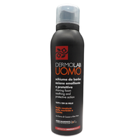 DERMOLAB UOMO Schiuma da Barba, per Tutti i Tipi di Pelle, Effetto Ammorbidente e Rigenerante, Facilita la Rasatura Donando un Senso di Benessere sulla Pelle, Dermatologicamente Testato, 200 ml