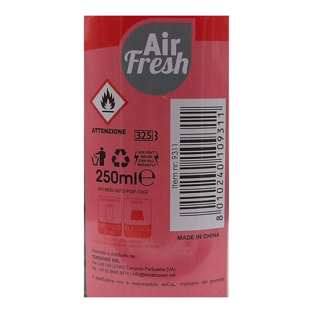 AIR FRESH Ricarica Spray Compatibile con gli Erogatori Automatici, Ideato per Donare ai Tuoi Ambienti un Piacevole Profumo, 250ml, Disponibile in Diverse Fragranze (Fiori di Loto) ASIN B0GT4TJKH8
