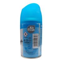 AIR FRESH Ricarica Spray Compatibile con gli Erogatori Automatici, Ideato per Donare ai Tuoi Ambienti un Piacevole Profumo, 250ml, Disponibile in Diverse Fragranze (Nuvole di Cotone)