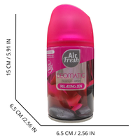 AIR FRESH Ricarica Spray Compatibile con gli Erogatori Automatici, Ideato per Donare ai Tuoi Ambienti un Piacevole Profumo, 250ml, Disponibile in Diverse Fragranze (Relaxing Zen)