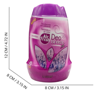 AIR FRESH Deodorante Per Ambiente DEO BREEZE Gel, Neutralizza Gli Odori. Disponibile In Diverse Varietà Di Fragranze, 45 Giorni Di Intenso Profumo 200g (LAVANDA)