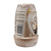 AIR FRESH Deodorante Per Ambiente DEO BREEZE Gel, Neutralizza Gli Odori. Disponibile In Diverse Varietà Di Fragranze, 45 Giorni Di Intenso Profumo 200g (VANIGLIA)