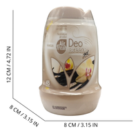 AIR FRESH Deodorante Per Ambiente DEO BREEZE Gel, Neutralizza Gli Odori. Disponibile In Diverse Varietà Di Fragranze, 45 Giorni Di Intenso Profumo 200g (VANIGLIA)