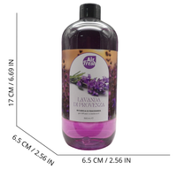 AIR FRESH Ricarica Per Diffusore a Bastoncini, Disponibile In Diverse Fragranze Corpose Ed Avvolgenti. Ideale Per Profumare Tutti Gli Ambienti 500ml (LAVANDA DI PROVENZA)