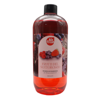 AIR FRESH Ricarica Per Diffusore a Bastoncini, Disponibile In Diverse Fragranze Corpose Ed Avvolgenti. Ideale Per Profumare Tutti Gli Ambienti 500ml (FRUTTI DEL SOTTOBOSCO)