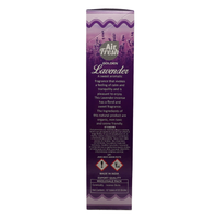 AIR FRESH Incenso Aromatico, Ottenuto Da Miscele Di Erbe, Cortecce, Fiori Ed Essenza Profumate. Ottimo Per Profumare Ambienti. Confezione Da 6 Astucci Da 20 Stick Ognuno (LAVANDA)