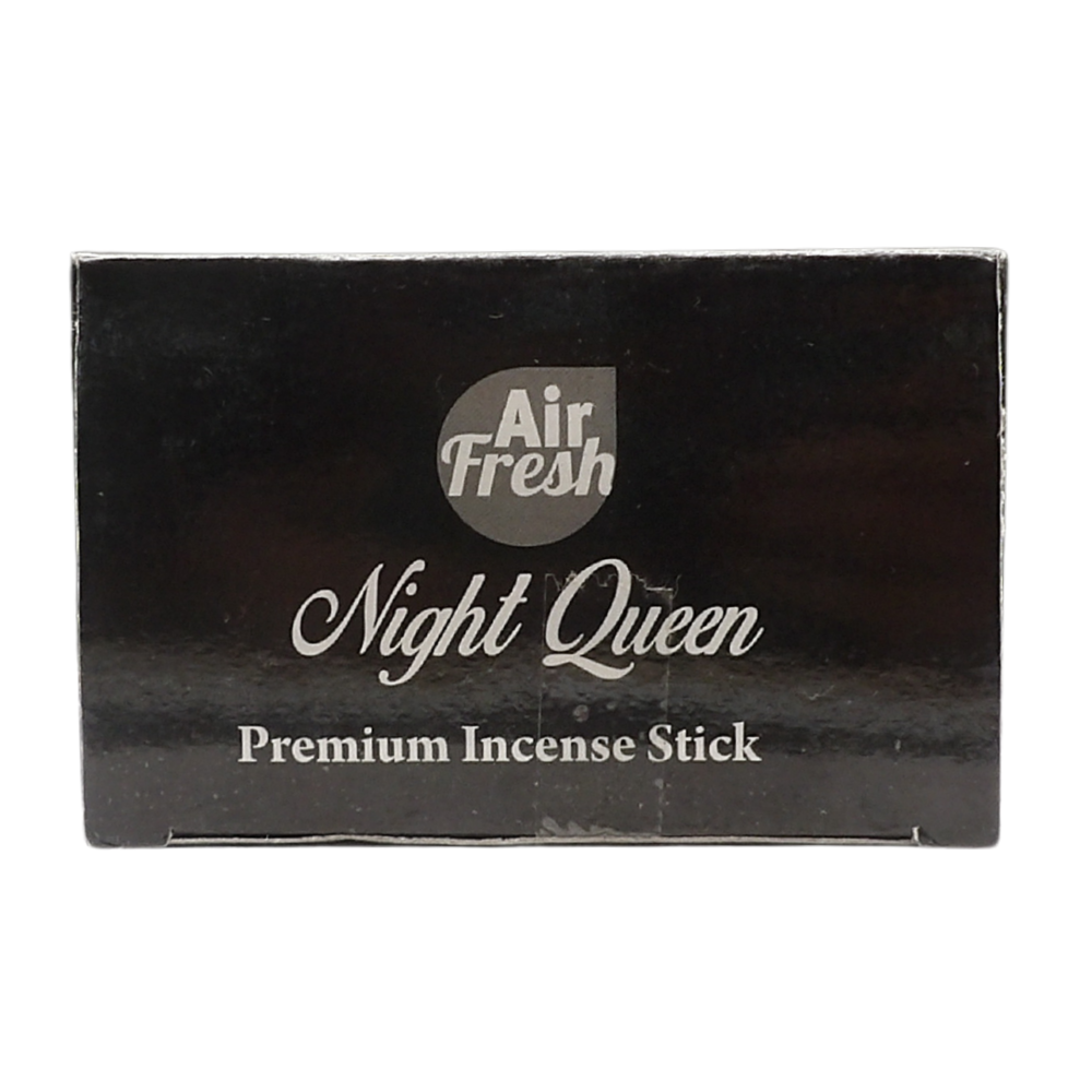 AIR FRESH Incenso Aromatico, Ottenuto Da Miscele Di Erbe, Cortecce, Fiori Ed Essenza Profumate. Ottimo Per Profumare Ambienti. Confezione Da 6 Astucci Da 20 Stick Ognuno (REGINA DELLA NOTTE)