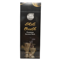 AIR FRESH Incenso Aromatico, Ottenuto Da Miscele Di Erbe, Cortecce, Fiori Ed Essenza Profumate. Ottimo Per Profumare Ambienti. Confezione Da 6 Astucci Da 20 Stick Ognuno (LEGNO DEGLI DEI)