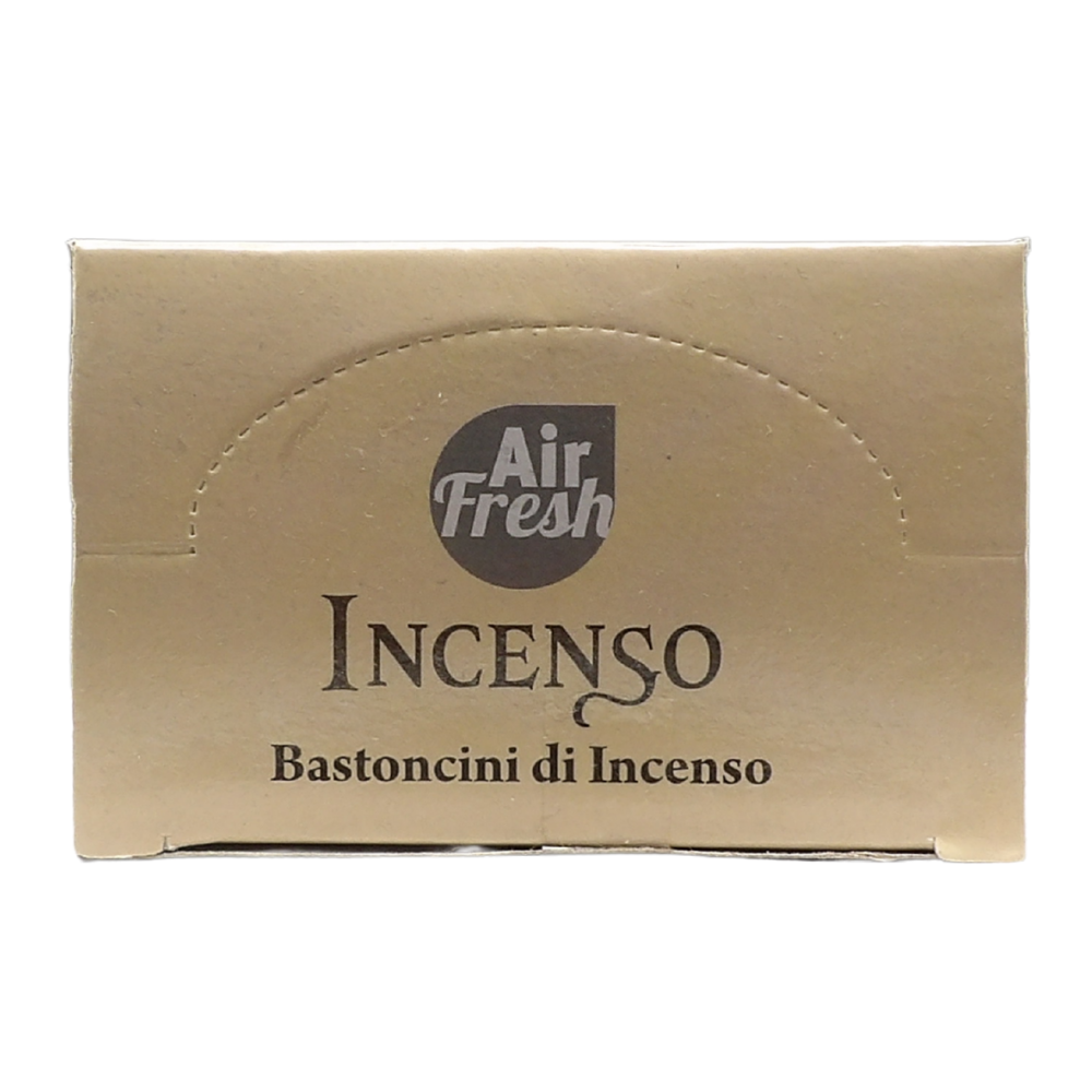 AIR FRESH Incenso Aromatico, Ottenuto Da Miscele Di Erbe, Cortecce, Fiori Ed Essenza Profumate. Ottimo Per Profumare Ambienti. Confezione Da 6 Astucci Da 20 Stick Ognuno (INCENSO)