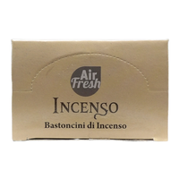 AIR FRESH Incenso Aromatico, Ottenuto Da Miscele Di Erbe, Cortecce, Fiori Ed Essenza Profumate. Ottimo Per Profumare Ambienti. Confezione Da 6 Astucci Da 20 Stick Ognuno (INCENSO)