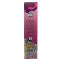 AIR FRESH Incenso Aromatico, Ottenuto Da Miscele Di Erbe, Cortecce, Fiori Ed Essenza Profumate. Ottimo Per Profumare Ambienti. Confezione Da 6 Astucci Da 20 Stick Ognuno (FIORI DEL PARADISO)