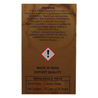 AIR FRESH Incenso Aromatico, Ottenuto Da Miscele Di Erbe, Cortecce, Fiori Ed Essenza Profumate. Ottimo Per Profumare Ambienti. Confezione Da 6 Astucci Da 20 Stick Ognuno (PALO SANTO)