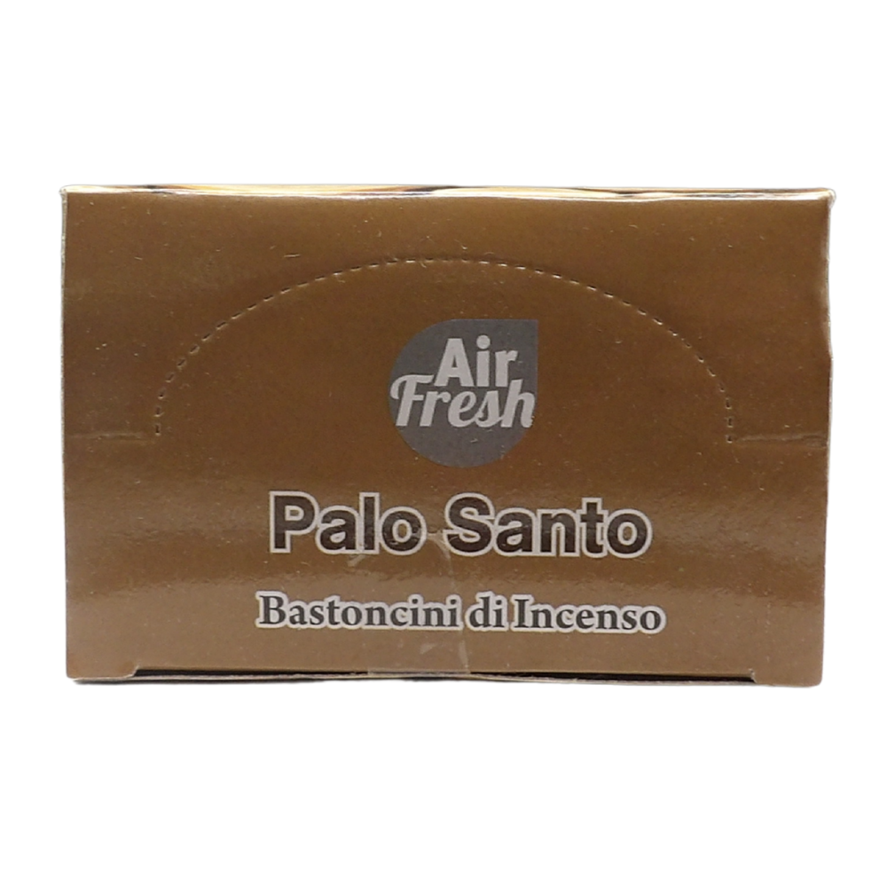 AIR FRESH Incenso Aromatico, Ottenuto Da Miscele Di Erbe, Cortecce, Fiori Ed Essenza Profumate. Ottimo Per Profumare Ambienti. Confezione Da 6 Astucci Da 20 Stick Ognuno (PALO SANTO)