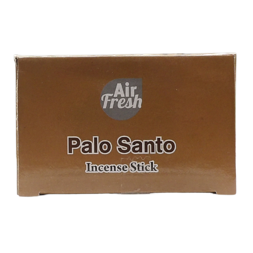 AIR FRESH Incenso Aromatico, Ottenuto Da Miscele Di Erbe, Cortecce, Fiori Ed Essenza Profumate. Ottimo Per Profumare Ambienti. Confezione Da 6 Astucci Da 20 Stick Ognuno (PALO SANTO)