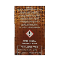 AIR FRESH Incenso Aromatico, Ottenuto Da Miscele Di Erbe, Cortecce, Fiori Ed Essenza Profumate. Ottimo Per Profumare Ambienti. Confezione Da 6 Astucci Da 20 Stick Ognuno (CAFFE')